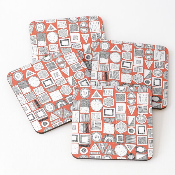 Item preview, frisson memphis bw orange dash designed and sold by scrummy.