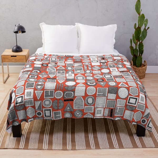 Item preview, frisson memphis bw orange dash designed and sold by scrummy.