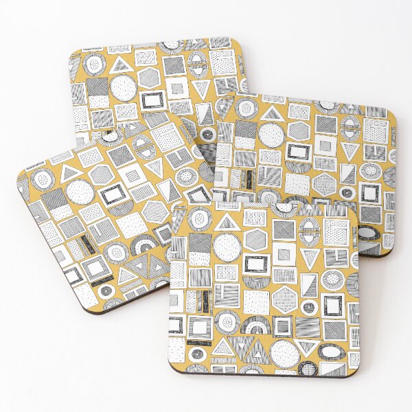 Item preview, frisson memphis bw yellow dash designed and sold by scrummy.