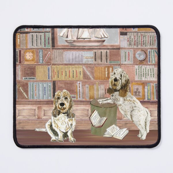 Item preview, Petit basset griffon vendeen - In the Library  designed and sold by MI-Artworks.