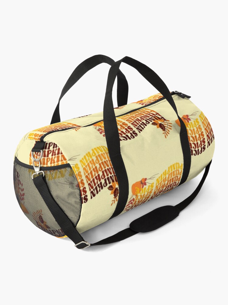 Pumpkin Spice 43L Medium Travel Duffle Bag