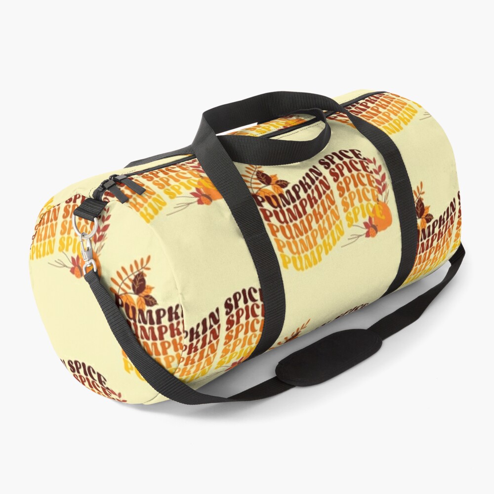Pumpkin Spice 43L Medium Travel Duffle Bag