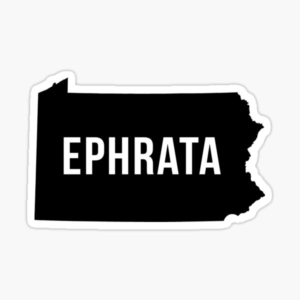 "Ephrata, Pennsylvania Silhouette" Sticker for Sale by CartoCreative