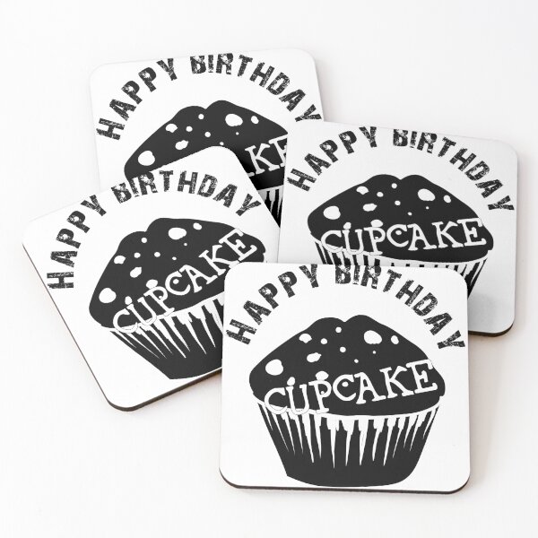 Item preview, funny happy birthday Cupcake designed and sold by Newluck01.