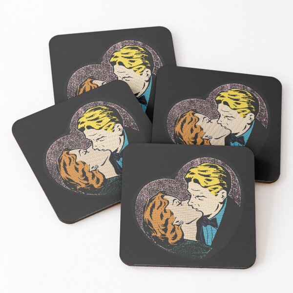 Item preview, Comic Heart | Kiss | Retro | Vintage | Lichtenstein Inspired designed and sold by spinolator.