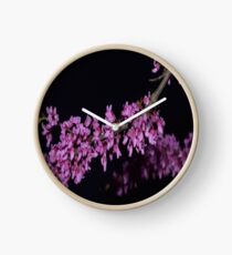 Tree with Flower Blossoms Clock