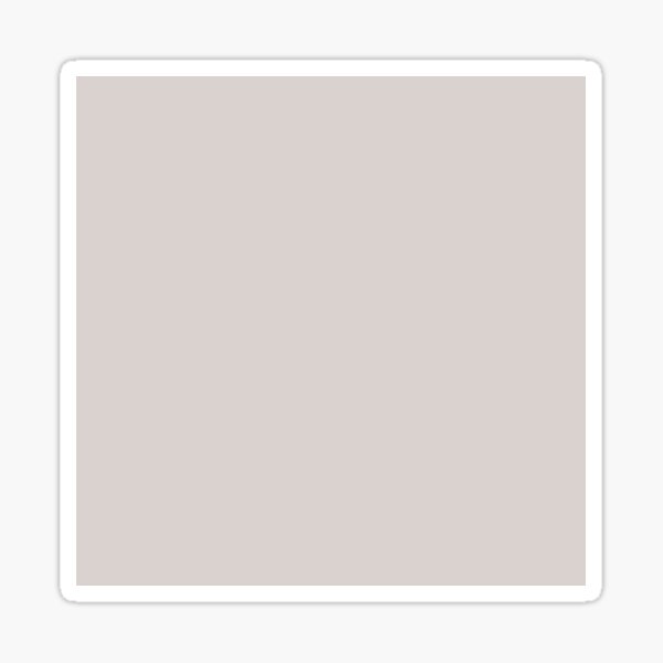 Solid block colour / color in light taupe Sticker