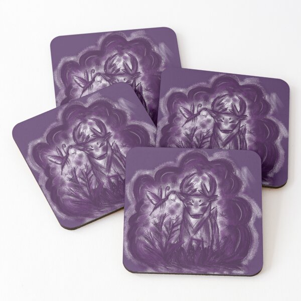 Item preview, Fuzzy Purple Buck designed and sold by snowydeer.
