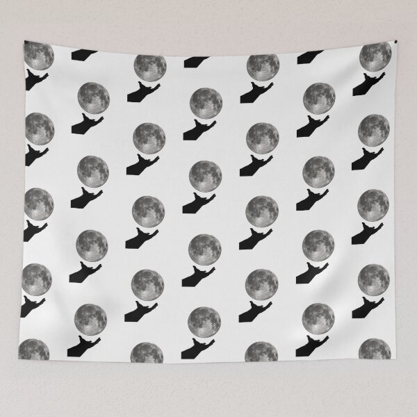Item preview, Holding the Moon, Minimalist Moon in Hand designed and sold by SundaySoup.