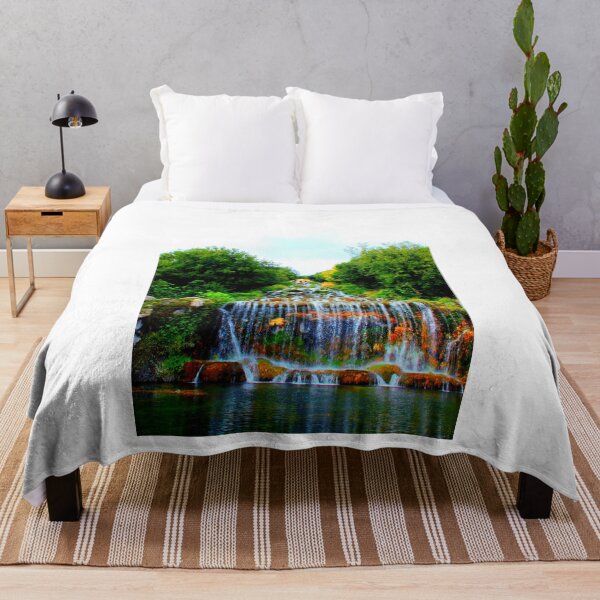 Item preview, The Great Waterfall in The Royal Park of Reggia di Caserta designed and sold by Kristina Drozd.