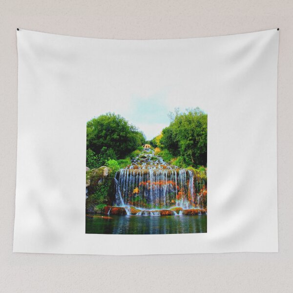 Item preview, The Great Waterfall in The Royal Park of Reggia di Caserta designed and sold by Kristina Drozd.