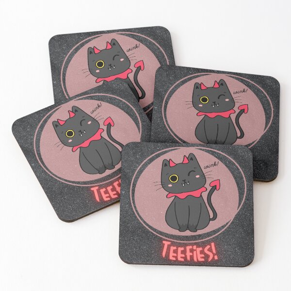 Item preview, Spooky Cat Teefies designed and sold by Threadcraftian.