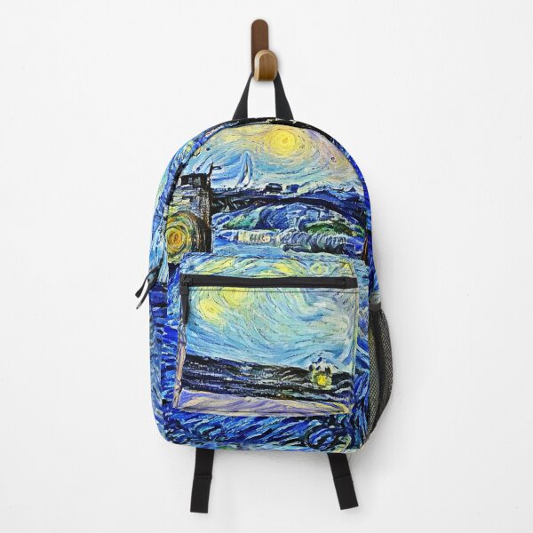 Item preview, London bridge the starry night style painting designed and sold by RafaelLima7.