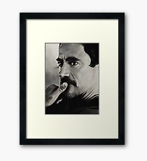 RDJ — Robert Downey Jr Framed Print
