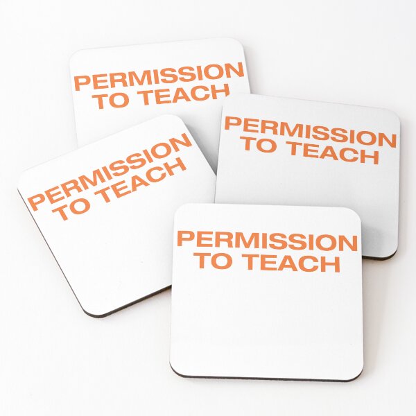 Item preview, Permission to Teach World Teacher Day Best Gift for Teacher Appreciation Funny Students School Classroom Teacher Life designed and sold by QuanJewelry.