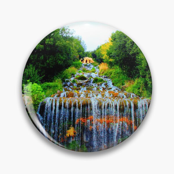Item preview, The Great Waterfall in The Royal Park of Reggia di Caserta designed and sold by Kristina Drozd.