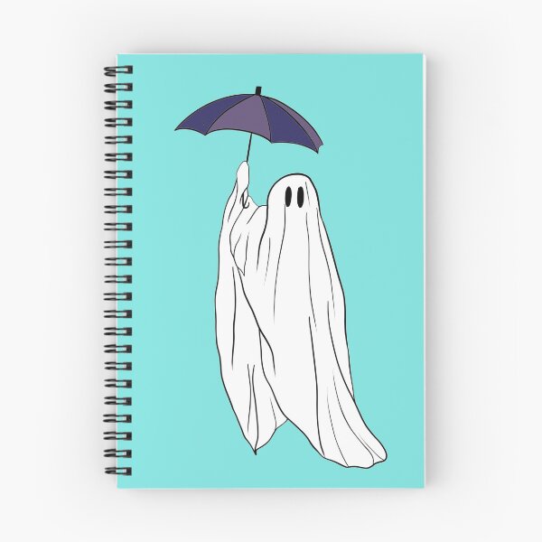 Item preview, sheet ghost with an umbrella  designed and sold by Jesanns.