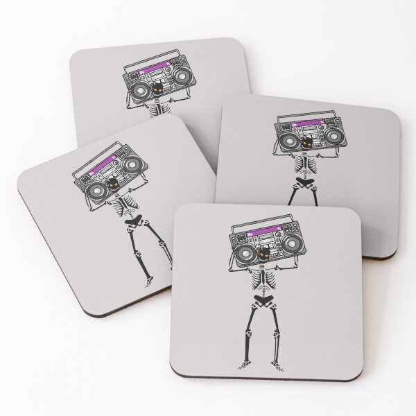 Item preview, Techno Skeleton With Boombox For Heavy Metal Musicians And Halloween Skeleton Music designed and sold by Funwithmusic.