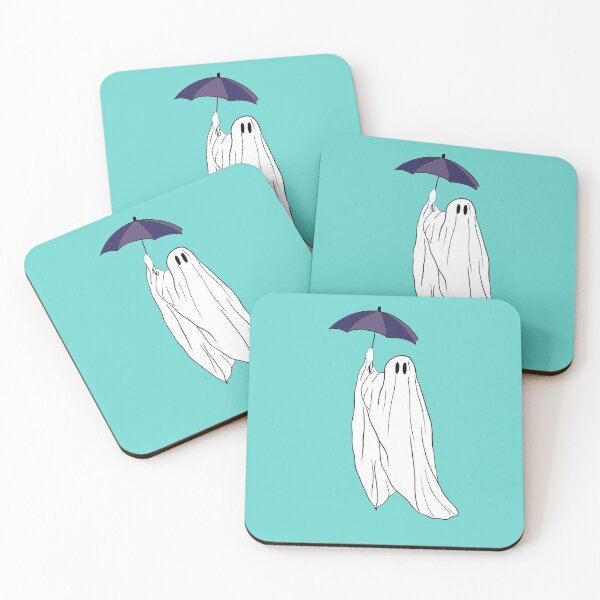 Item preview, sheet ghost with an umbrella  designed and sold by Jesanns.