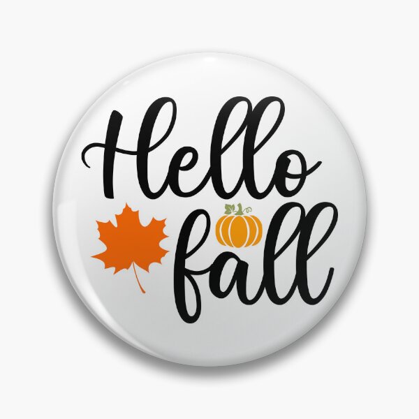 Item preview, Hello Fall Cute and Simple Fall Thanksgiving Design designed and sold by VieGalleryy.