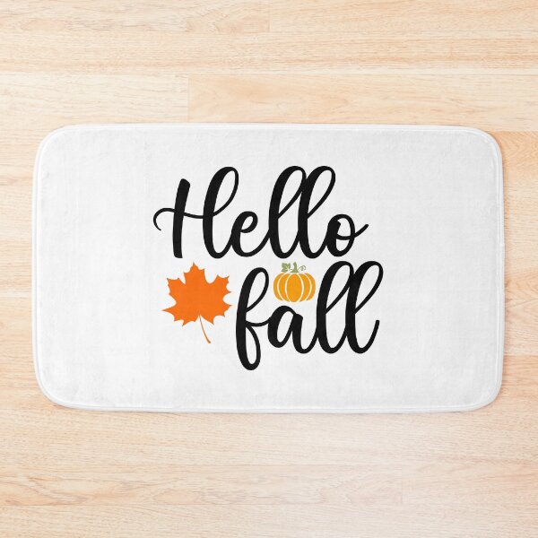 Item preview, Hello Fall Cute and Simple Fall Thanksgiving Design designed and sold by VieGalleryy.