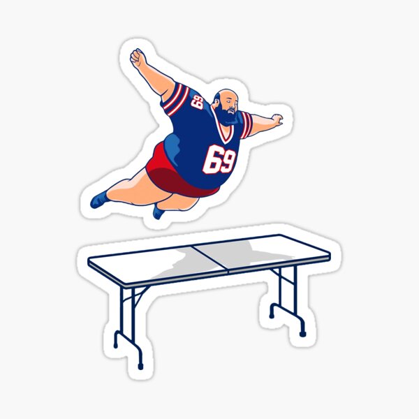 Bills Mafia Buffalo Bills Superfan table dive Design | Art Board Print