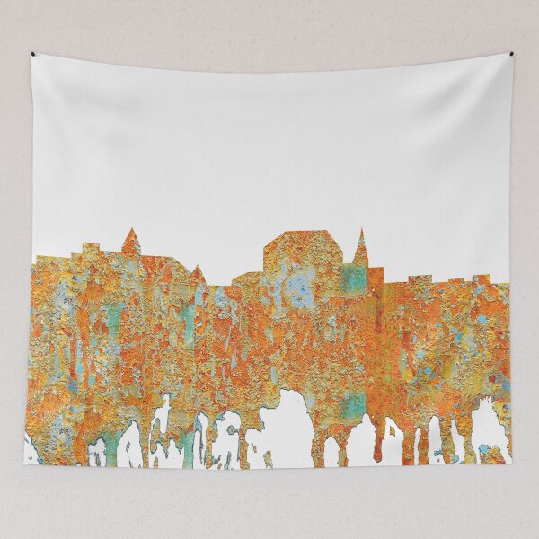 Item preview, Augusta, Maine Skyline - SG - Rust designed and sold by Marlene Watson-Hall.