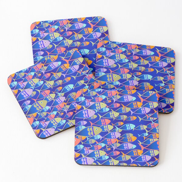 Item preview, Amazing Blue Shoal Pattern designed and sold by RafaelLima7.