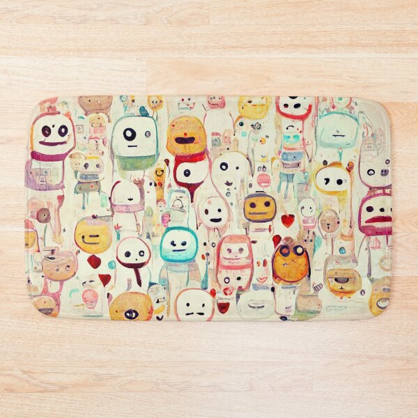 Item preview, Wall of emojis and emoticons  - Created by Artificial Intelligence designed and sold by Created-by-AI.