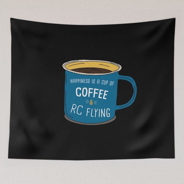 Item preview, RC flying & Coffee is happiness designed and sold by orlumbuspirate.