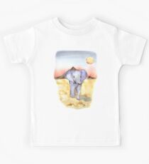 Elefantenwanderung Kinder T-Shirt