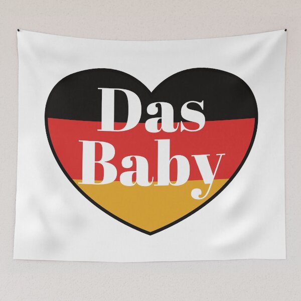 Item preview, Das Baby Heart | Funny German Baby or Toddler designed and sold by DevlynnDesigns.