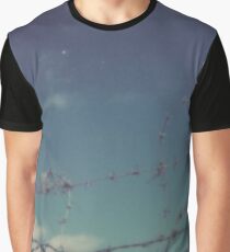 Stacheldraht Grafik T-Shirt