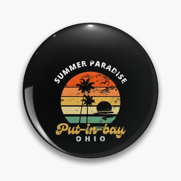 Artikelvorschau, Put-in-Bay Ohio Sommer Sonnenuntergang Männer Frauen Retro Vintage entworfen und verkauft von Jeangel97.