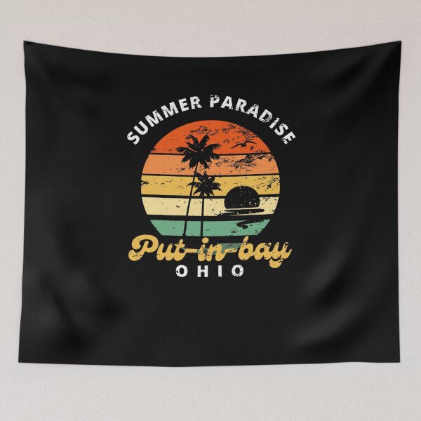 Item preview, Put-in-bay ohio summer sunset men women  Retro Vintage designed and sold by Jeangel97.