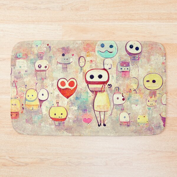 Item preview, Wall of emojis and emoticons  - Created by Artificial Intelligence designed and sold by Created-by-AI.