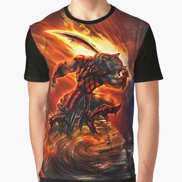 War Within Fire Wolf Graphic T-Shirt