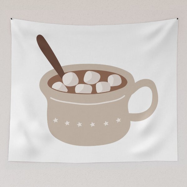 Item preview, hot cocoa cup designed and sold by Pinkbrushco.