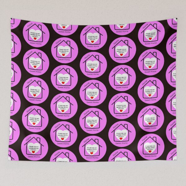 Item preview, Home Sweet Home. A Lovely Lady And A Grumpy Old Man Live Here. designed and sold by Bagsyrose.
