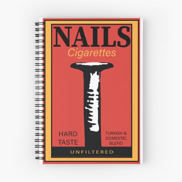 Item preview, NAILS Cigarettes Unfiltered T shirt designed and sold by Robot-Art.