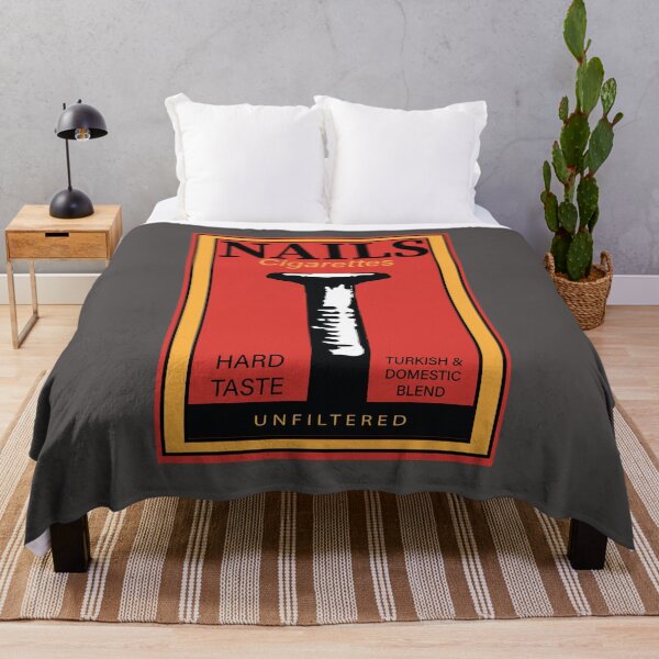 Item preview, NAILS Cigarettes Unfiltered T shirt designed and sold by Robot-Art.