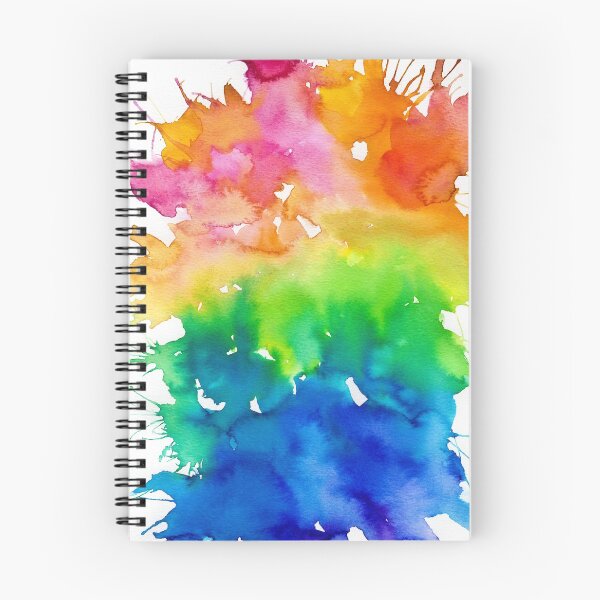Item preview, Rainbow Watercolor Paint Splash Art designed and sold by artbybee7.