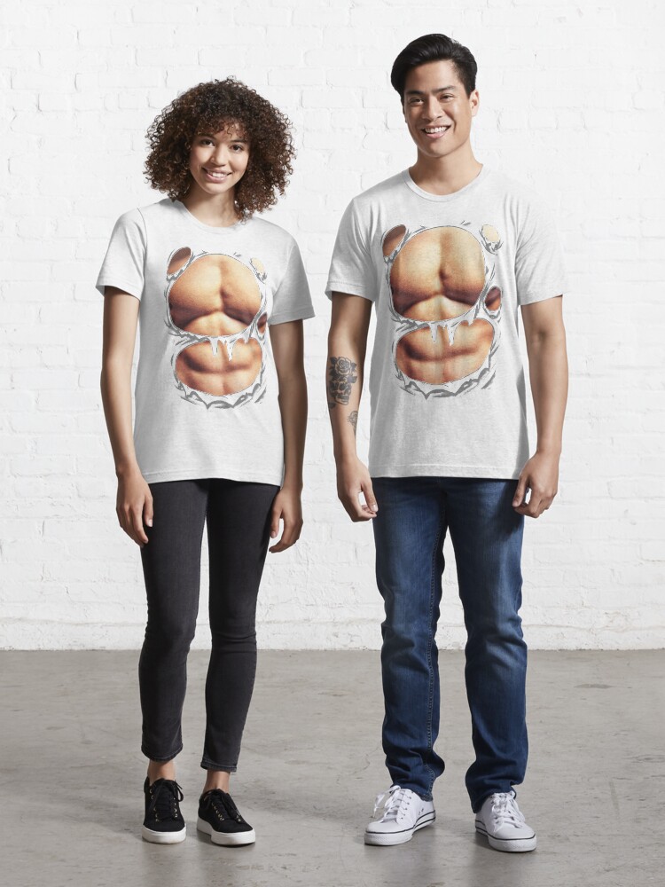 Ripped Muscles, six pack, chest T-shirt' Kids' T-Shirt