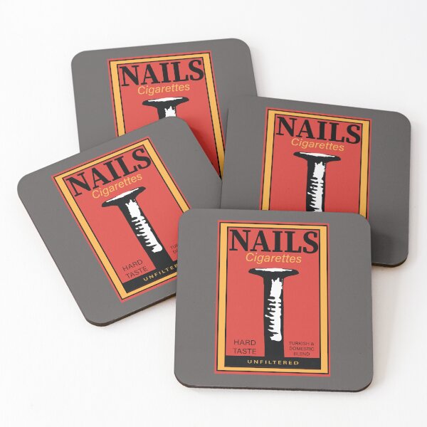 Item preview, NAILS Cigarettes Unfiltered T shirt designed and sold by Robot-Art.
