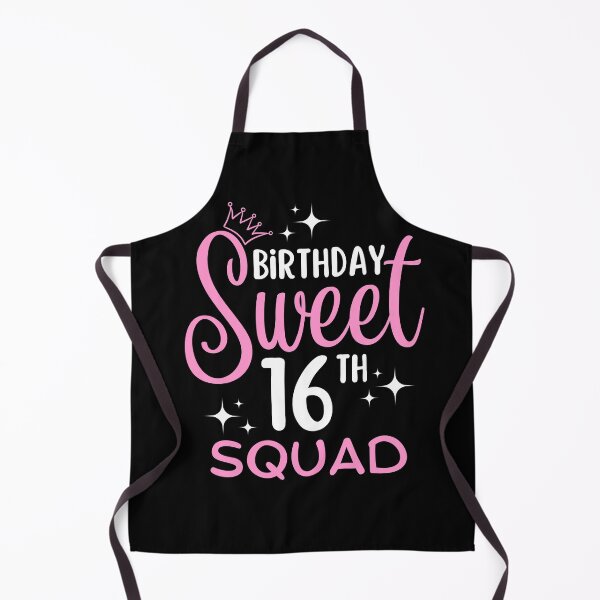 Item preview, Cute Sweet 16th Squad Birthday Queen Party Girls Women Crew Matching Costume designed and sold by 27th-Tee.