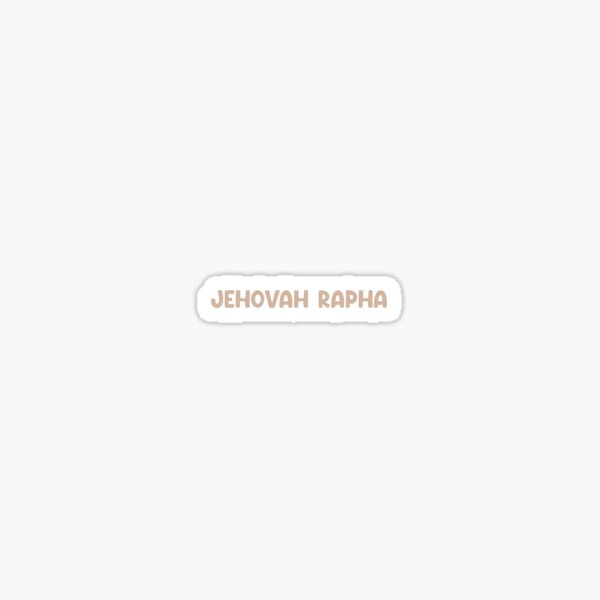 Item preview, Jehovah Rapha designed and sold by beckahbrooks.