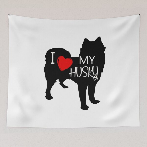 Item preview, I Love My Husky designed and sold by Wickedsherry13.