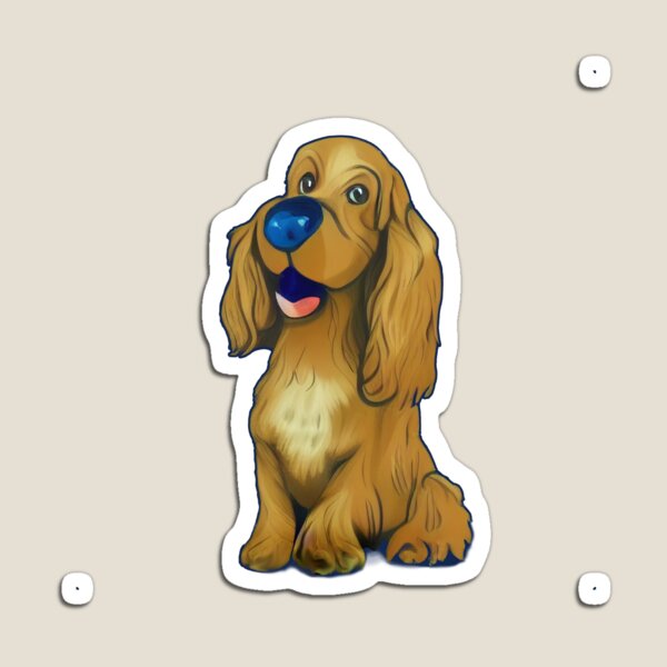 Friendly Cocker Spaniel Magnet