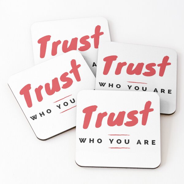Item preview, Trust Who You Are - Inspirational Self-Love Message designed and sold by 4wordsmovement.