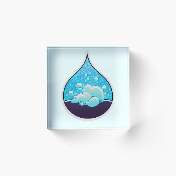 Item preview, Rain Drop with Bubbles Inside designed and sold by TheFoxyWolfShop.